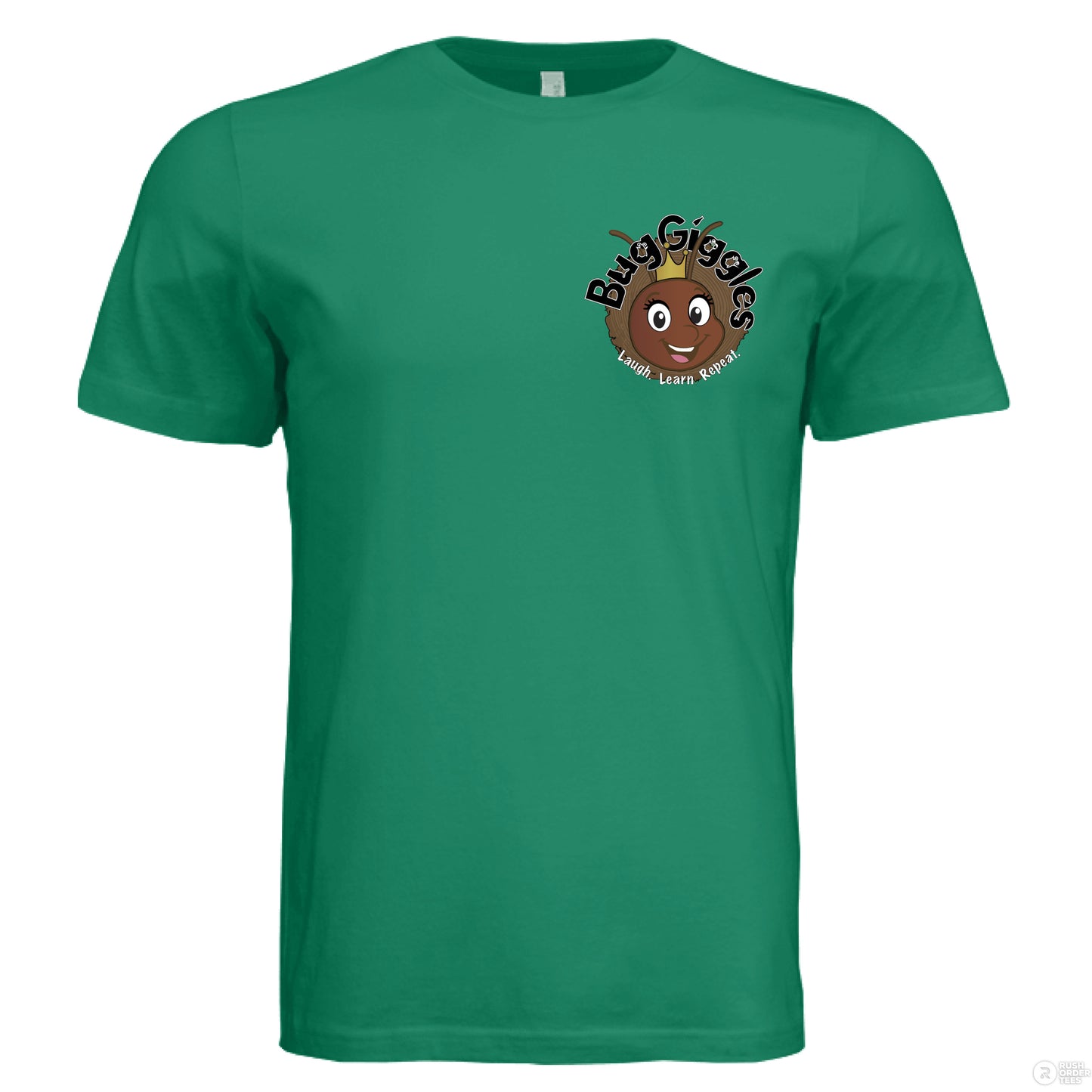 Solid Kelly Triblend - FRONT